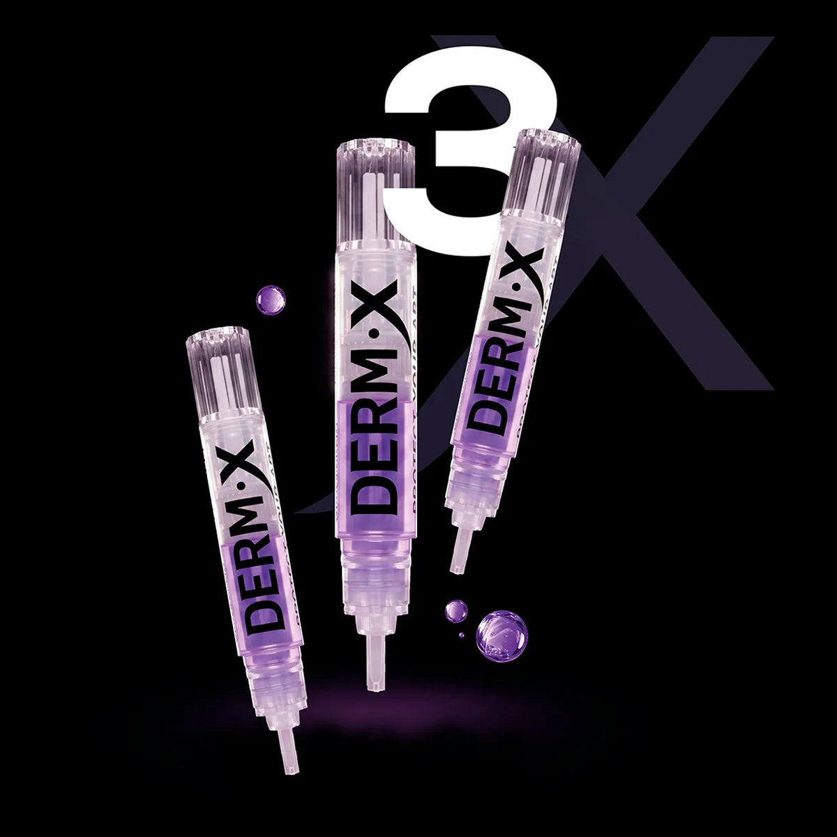 DERM·X Welcome Pack with three medical adhesive sticks for tattoo aftercare